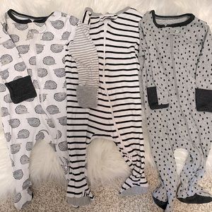 3-6 Month Baby Boys Sleep n Play Footies Bundle